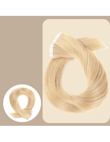 Premium Russian Hair 24 rette tape-extensions plus qu'un jeu 