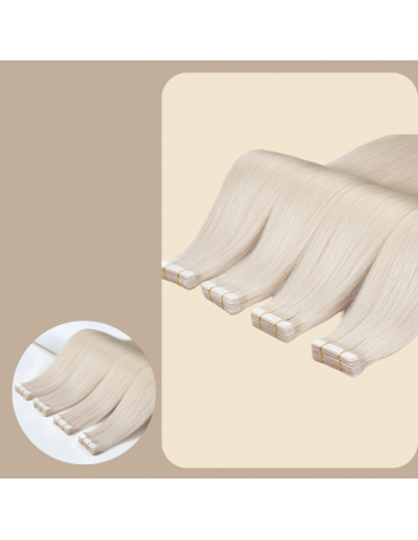 Premium russisk hår 1004 rette tape-extensions / klebeextensions Comparez plus de prix