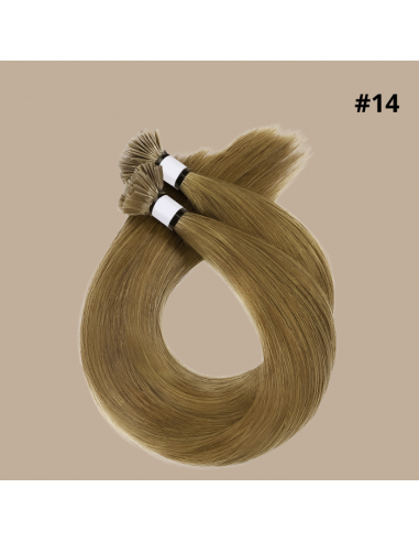 100 Extensions Keratin Rett Premium Med Flat Tupp 14 sur le site 