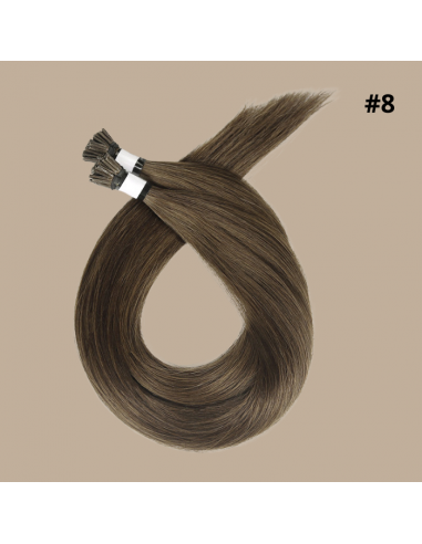 50 Keratin Extensions Rett Premium med I-spiss 8 50-70% off 