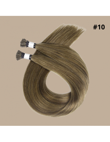 50 Premium Keratin Extensions Rett I-Tip 10 Dans la société mordern