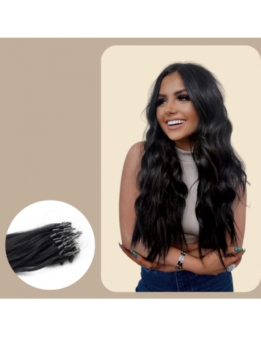 100 Extensiones Anulares Onduladas Negras ouvre sa boutique