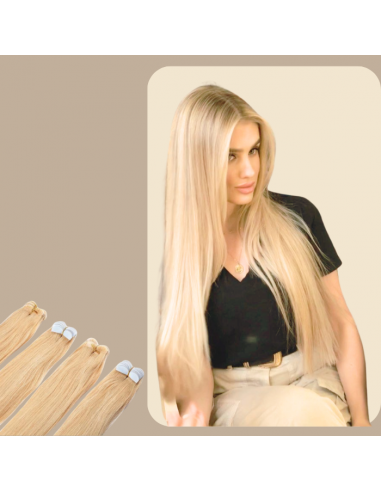 Steife haftende Extensions Blond brillant des détails fins