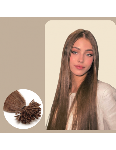 100 Keratin-Extensions Glatt Haselnuss l'évolution des habitudes 