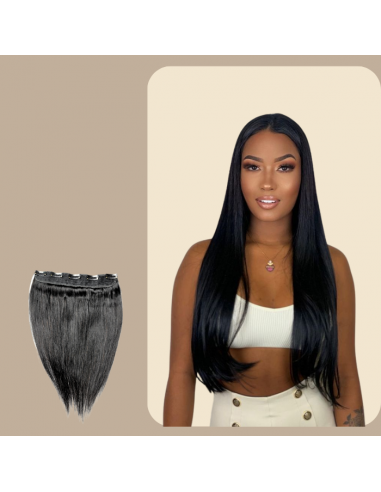 Clip Extension Straight Schwarz Mono Maxi Volume Band Jusqu'à 80% De Réduction